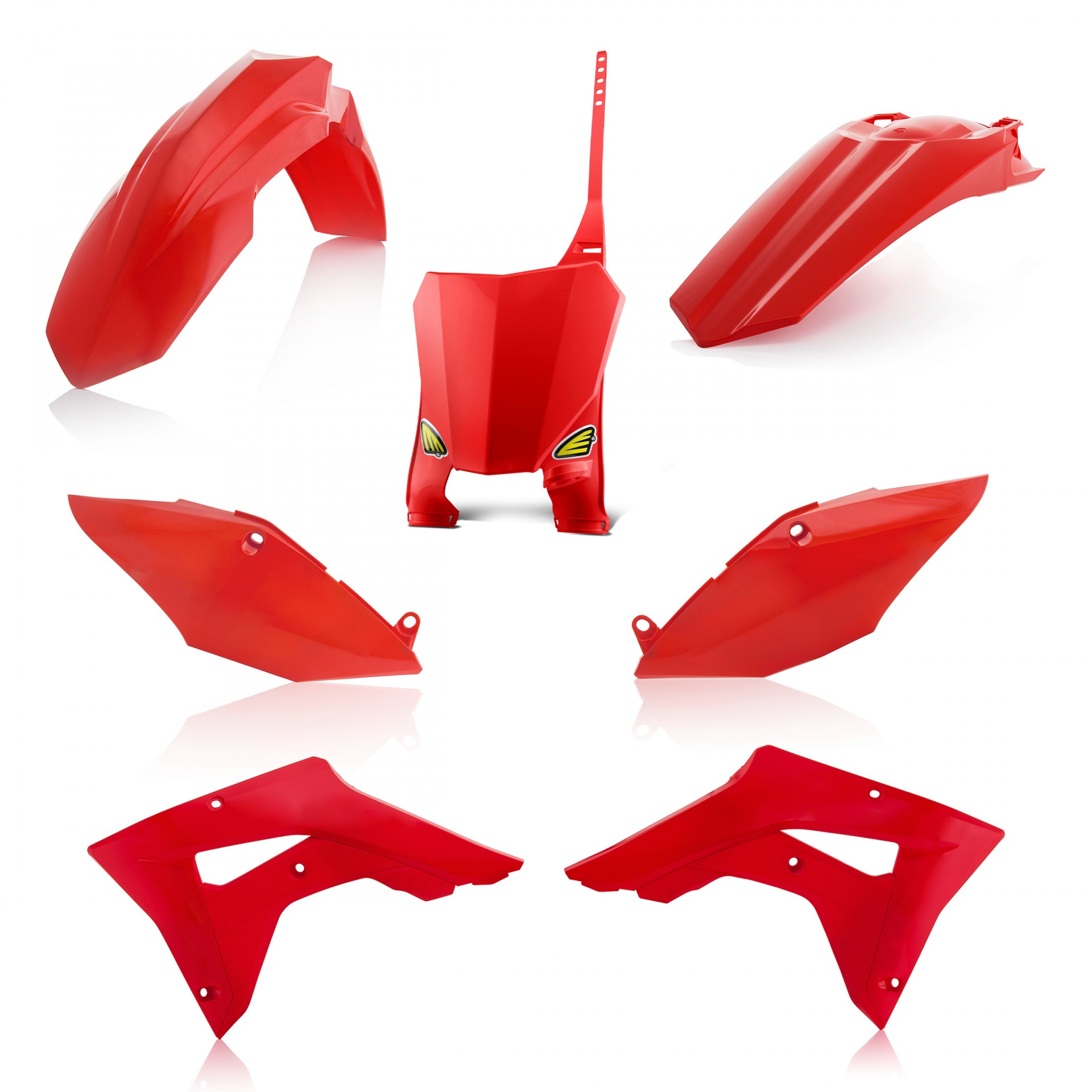 Cycra High Impact Skid Plate Red for Honda CR125//250 02-07 6000-33