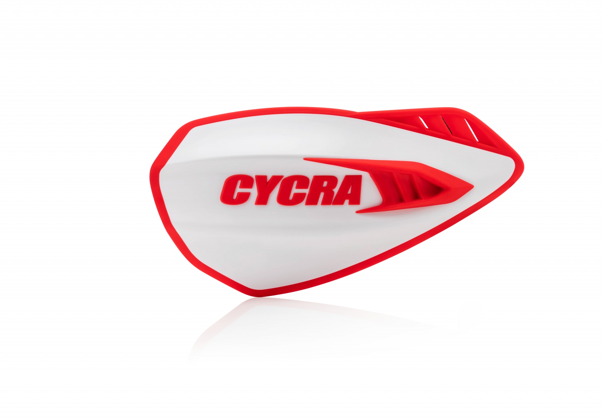 Cyclone Hand Guards White/Red
